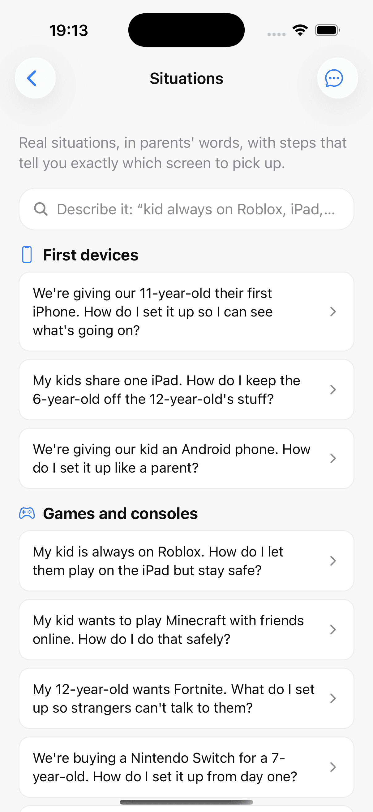 SafetyKit walkthrough library for real situations